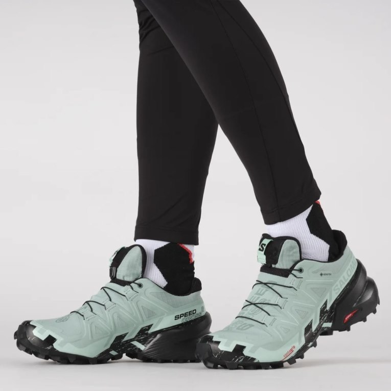 Sapatilhas Trail Running Salomon Speedcross 6 GTX Feminino Menta | PT R43690